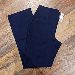 Pull on NY&Co Navy Bootcut Pants